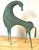 Mid 20th Century Monumental Italian Modernist Patinated Bronze Horse Sculpture, Etruscan Taste For Sale - Image 5 of 12