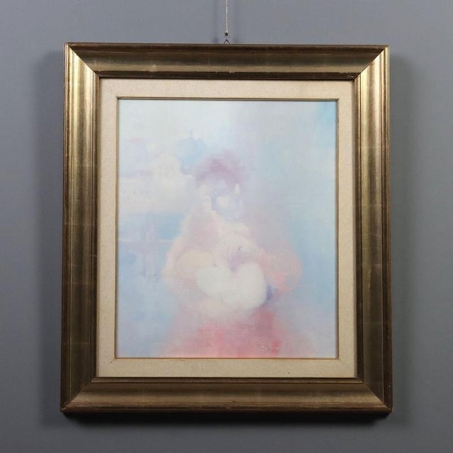 Piero Barbieri, Mother with Child, 1975, Oil on Canvas For Sale - Image 12 of 12