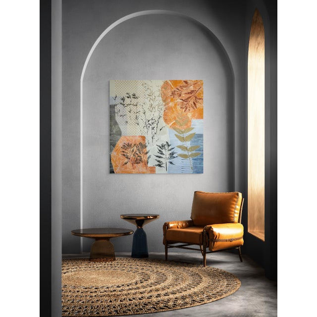 A bright combination of patterns and my prints that I make of local plants. This is a melange of colors inspired by theist...