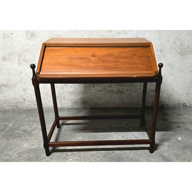 Modern Teak Secretaire Desk by Fratelli Proserpio, Italy, 1960 For Sale - Image 11 of 11