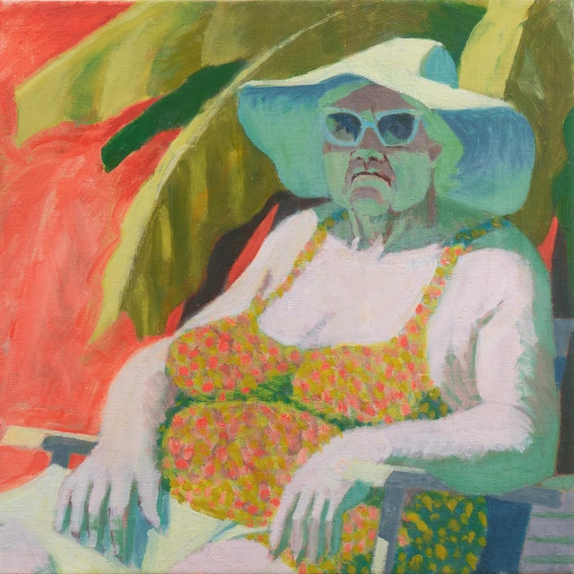 Textile 'Vacation Ii' by Curtis Fields, 1980, New York Modernism, Art Students League, Montreal Museum of Art For Sale - Image 7 of 8