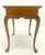 Queen Anne Queen Ann Solid Mahogany Pull Out Trays Gallery Top Side End Table MINT For Sale - Image 3 of 9