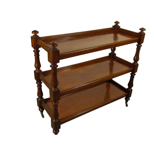 19th-Century William IV Mahogany Dumb Waiter For Sale - Image 4 of 9
