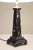 1960s Art Deco Revival Modern Obelisk Column Black Portoro Marble Table Lamp For Sale In Los Angeles - Image 6 of 12