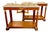 19th Century Pair of Empire Style Italian Walnut Consoles For Sale