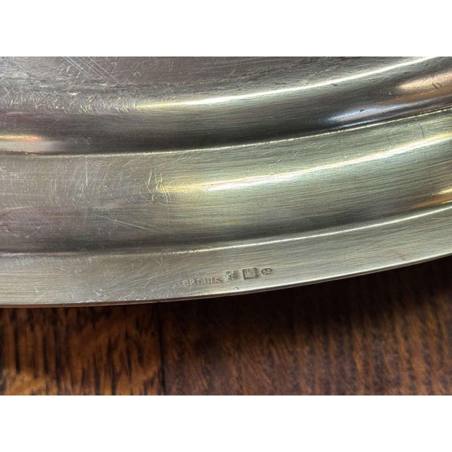 Silver-Plated Metal Gravy Boat by Ercuis, 1940s, in Good conditions. Designed 1950 to 1959 This piece has an attribution...