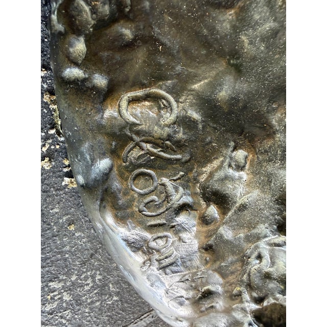 Large Antique Bronze Sculpture “Weeping Satyr” After Clodion, (Claude Michel), Signed “Clodion” For Sale - Image 4 of 12