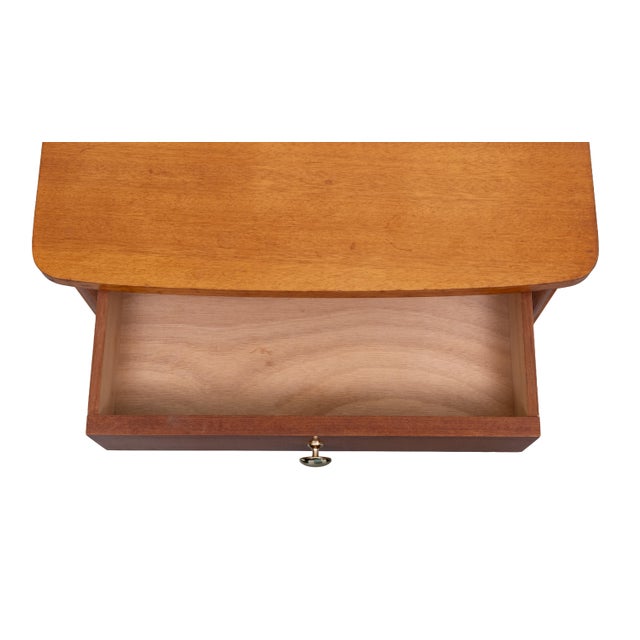 Wood Art Deco Nutwood Nightstands, Holland, 1930s, Set of 2 For Sale - Image 7 of 10