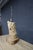 Natural Driftwood Table Lamp With Woodpecker Hole For Sale - Image 4 of 12