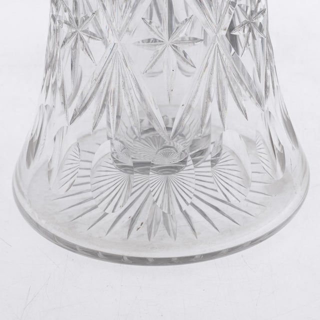 Antique English Silver and Cut Glass Claret Jug, 1906 For Sale - Image 13 of 16