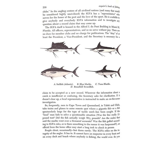 "Esquire's Book of Fishing" 1963 Scharff, Robert For Sale - Image 10 of 11