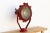 Antique Industrial Red Ship Lantern For Sale - Image 4 of 10