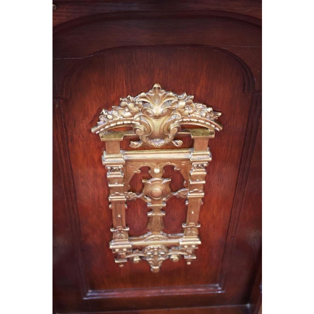 Ansonia Mahogany Bronze Mounted Floor Clock Grandfather Clock Circa 1900 For Sale - Image 18 of 18
