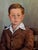 Mid-Century Modern Lovely Portrait of a Young Boy c.1950 For Sale - Image 3 of 5