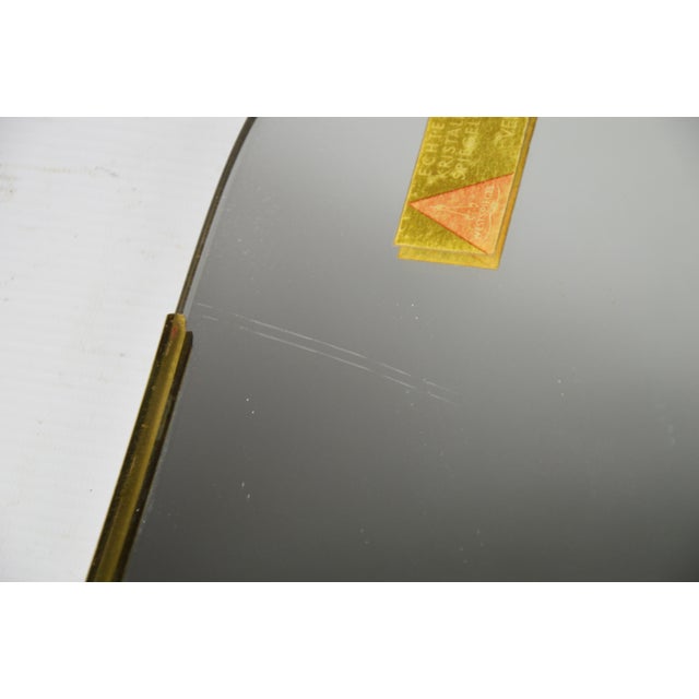 Gold Crystal Mirror, Germany, 1970s For Sale - Image 8 of 9