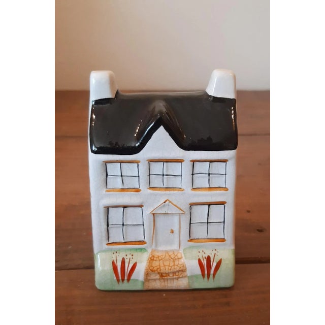 Ceramic Vintage English Majolica House Cottage Bank For Sale - Image 7 of 7