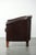1990s English Dark Cowhide Club Armchair For Sale - Image 5 of 13