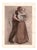 Victor Prouvé, Le Baiser / The Kiss, 1898, Original Lithograph For Sale