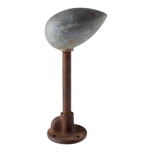 Vintage Sculptural Industrial Metal Form on Stand