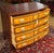 Wood 1990s Henkel Harris Mahogany & Flame Birch Inlaid Rogers Bowfront Dresser Chest For Sale - Image 7 of 17