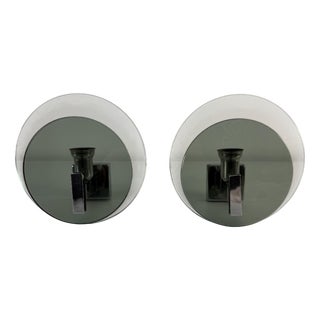 Vintage Murano Glass Wall Lamps by Flavio Poli for Seguso, 1960s, Set of 2 For Sale