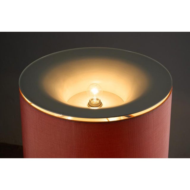 This floor lamp was produced by Staff Leuchten in the 1970s. It stands out for its luxurious finish: the slender metal...