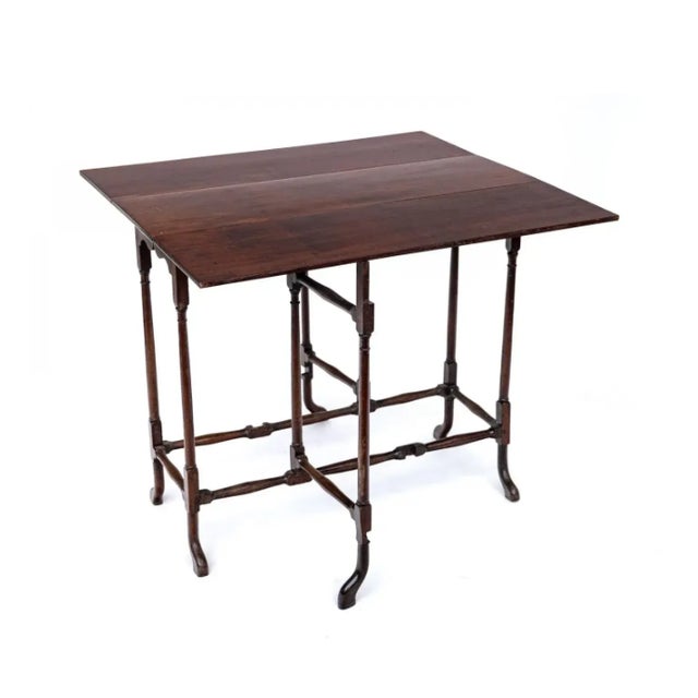 English 18th Century English Mahogany Spider Leg Drop-Leaf Table, Circa 1780 For Sale - Image 3 of 8