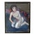 Vintage Figurative Female Nude Oil Painting on Canvas, Framed For Sale