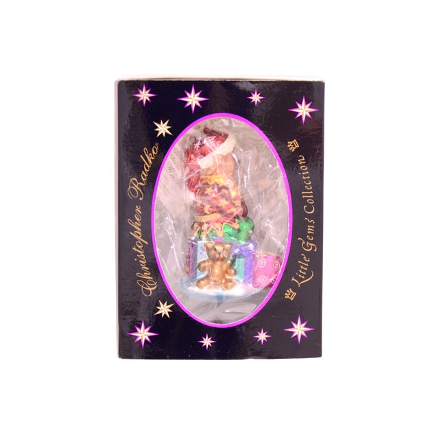 2000 - 2009 Radko 2003 Gifted Elf Ornament W/Box and Tag For Sale - Image 5 of 5