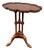 Late 20th Century Baker Furniture Historic Charleston Queen Anne Mahogany and Burl Wood Tea Table For Sale