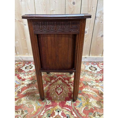 Bedside Table in Oak For Sale - Image 6 of 11