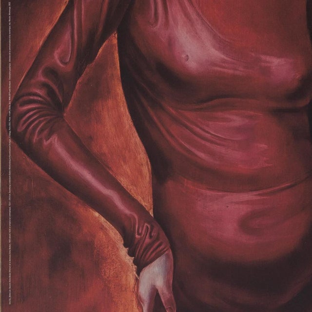 Portrait of the Dancer Anita Barber Poster attributed to Otto Dix For Sale - Image 5 of 6