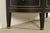 Imperial Furniture Grand Rapids French Regency Chinoiserie Black Lacquered Hand Painted Demilune Cabinet, Circa 1940s For Sale - Image 12 of 16