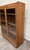 Antique Victorian or Arts and Crafts Style Golden Oak Display Cabinet Bookcase For Sale - Image 4 of 16
