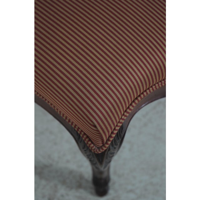Set of 8 Henredon Walnut Louis XV Dining Chairs For Sale - Image 14 of 18