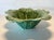 Deep bowl cabbage ware serving piece with highly accentuated leaves by famous Portuguese maker. Measures 13"W x 13"D x...