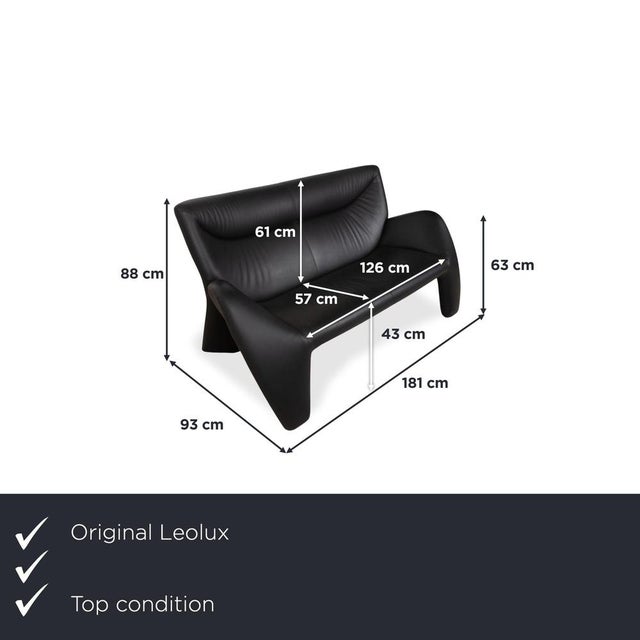 with the Leolux Echnaton two-seater sofa, you're bringing home a piece that perfectly masters the interplay of geometric...