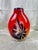 Contemporary Monumental Murano Style Sommerso Art Glass Vase W/ Floral Core For Sale - Image 3 of 12