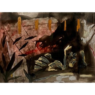 Rafael Mahdavi, Abstract Wood Collage Assemblage Oil Painting Rafael Mahdavi Art Brut Kouros NYC, 1990 For Sale