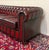 Vintage English Chesterfield Leather Tufted Sofa Oxblood Red Mid Century For Sale - Image 13 of 18