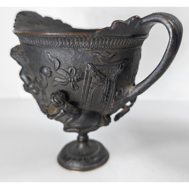 19th Century Pair of Neoclassical Grand Tour Urns With Mythological Figures For Sale - Image 13 of 18