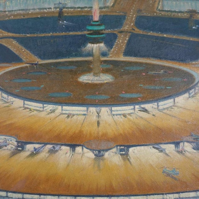 William Howard Jarvis, Ratunda, 1960s, Oil on Board For Sale - Image 4 of 6