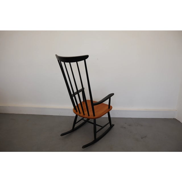Mid-Century Rocking Chair by Ilmari Tapiovaara, 1960s For Sale - Image 11 of 14