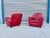 1960s Vintage Leather Lounge Chairs & Ottoman Set, 3 Pieces For Sale - Image 5 of 13