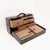Mid-Century Black Leather Doctor's Case For Sale - Image 4 of 16