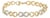 Gold Vermeil 1/10 Cttw Diamond Infinity Link Bracelet For Sale