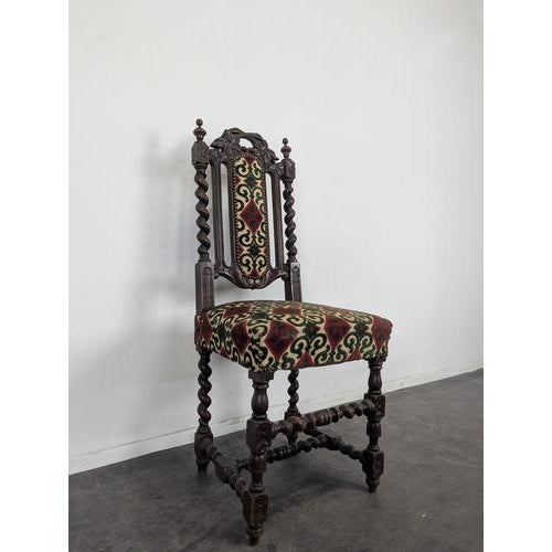 Louis XIII Oak Chairs, Set of 6 For Sale - Image 4 of 10
