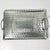 1950s Vintage Boho Chic Arts & Crafts Hand Wrought Etched Aluminum Serving Tray For Sale - Image 10 of 13