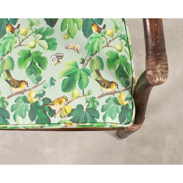 Set of Six McGuire Rattan Leona Loop Back Dining Chairs For Sale - Image 16 of 18