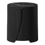 Small Perianth Table in Oak and Nero Marquina Marble by Haymann Editions For Sale